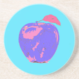 Lila Apple Pop Art Underlägg