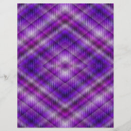 Lila Argyle Bulk Scrapbookpapper Sidor Reklamblad
