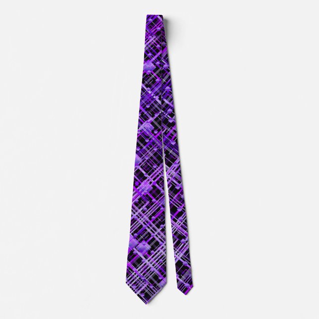Lila argyle på Black Tie Slips (Framsida)
