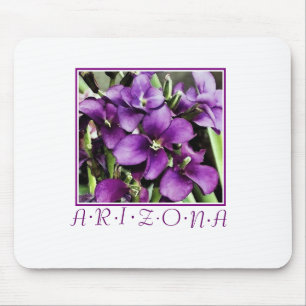 lila arizona blommor mousepad musmatta