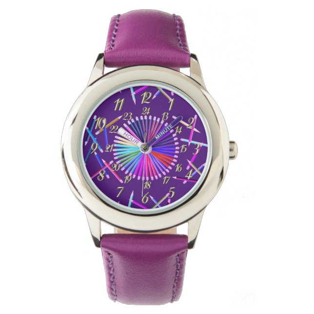 Lila Armbandsur (Framsida)