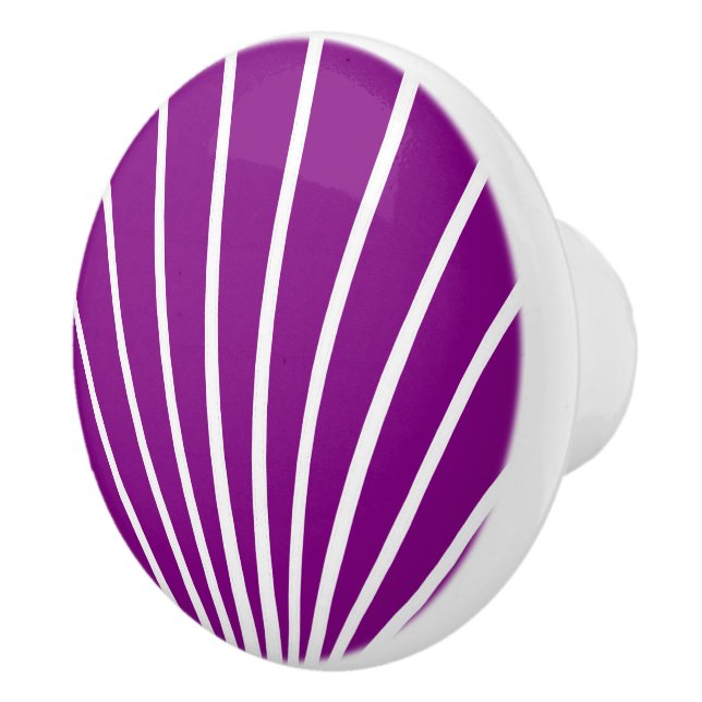 Lila Art Deco-design Knopp (Höger)
