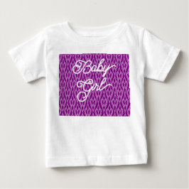 Lila Art Deco Flowersängar T Shirt