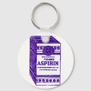 Lila Aspirin Nyckelring