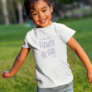 Lila att jag är den bästa Flower Girl nånsin T Shirt