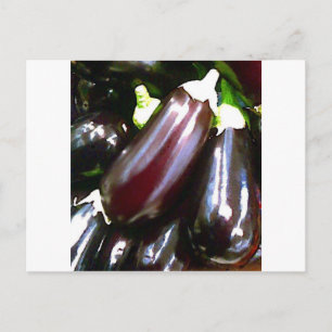 Lila Aubergines Vykort