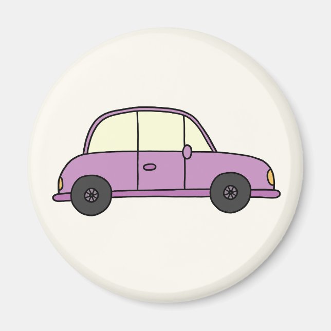 Lila Auto Magnet (Framsidan)