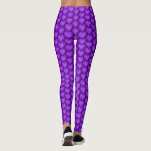 Lila av Ametyst vattenfärgskonst Leggings