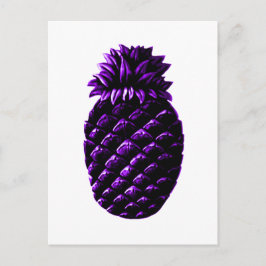 Lila av ananas på sjukhus MUSEUM Zazzle Gif Vykort