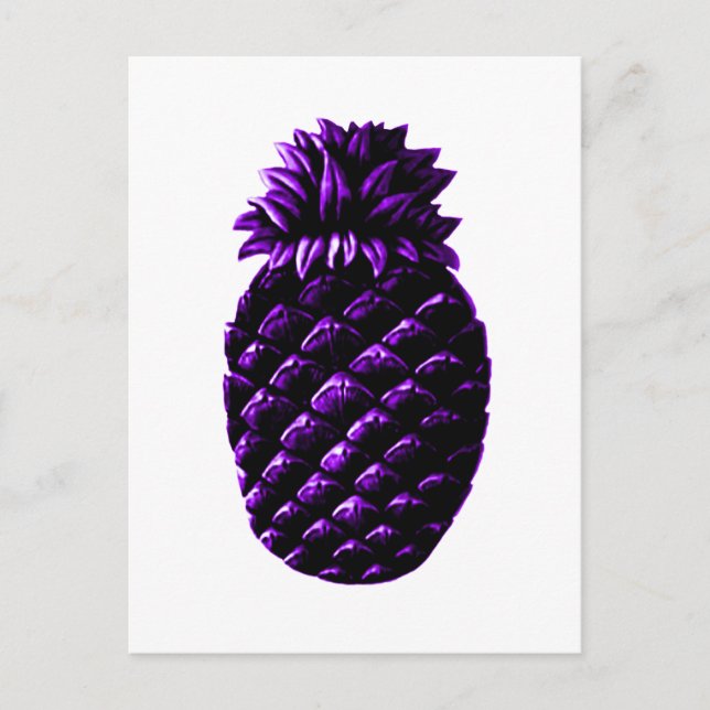 Lila av ananas på sjukhus MUSEUM Zazzle Gif Vykort (Framsida)