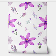 Lila av blommigt, sömlös Mönster