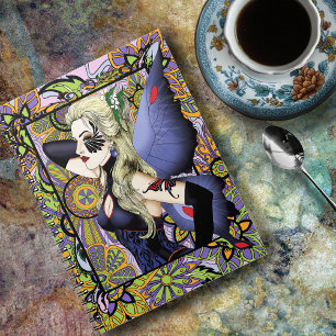 Lila av Blommigten Blonde Fairy Anteckningsbok
