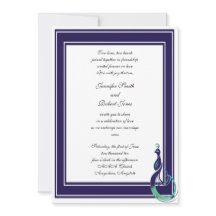 Lila av boskap, kalk, inbjudan till Grönt bröllop