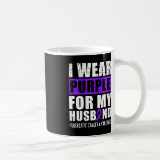 Lila av cancer Ribbon Pancreatic Cancer Awa Kaffemugg