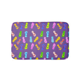 Lila av Colorful Flip Flop Sandals Mönster Badrumsmatta
