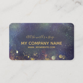 Lila av elegant och arty Glittery Visitkort