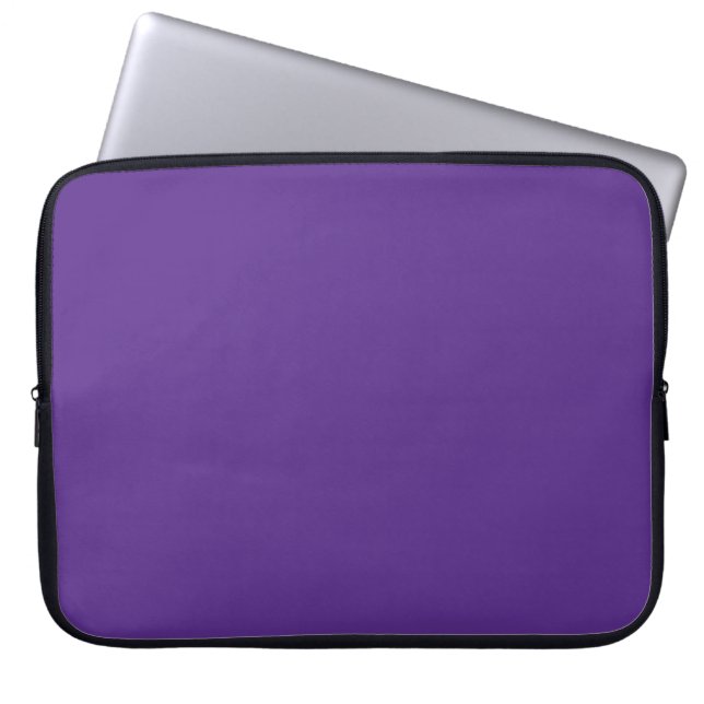 Lila av fast rik violett laptop fodral (Framsidan)