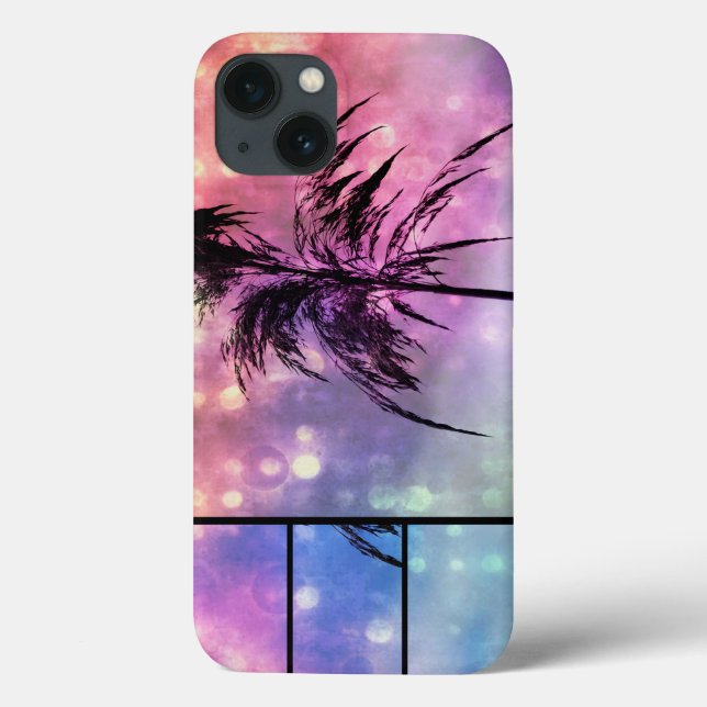 Lila av Gnistra, Rosa N Blue iPad Case (Baksida)