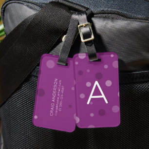 Lila av hallon bagagebricka
