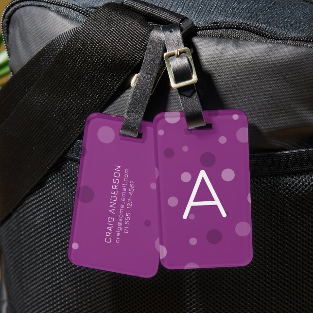 Lila av hallon bagagebricka (Skapare uppladdad)