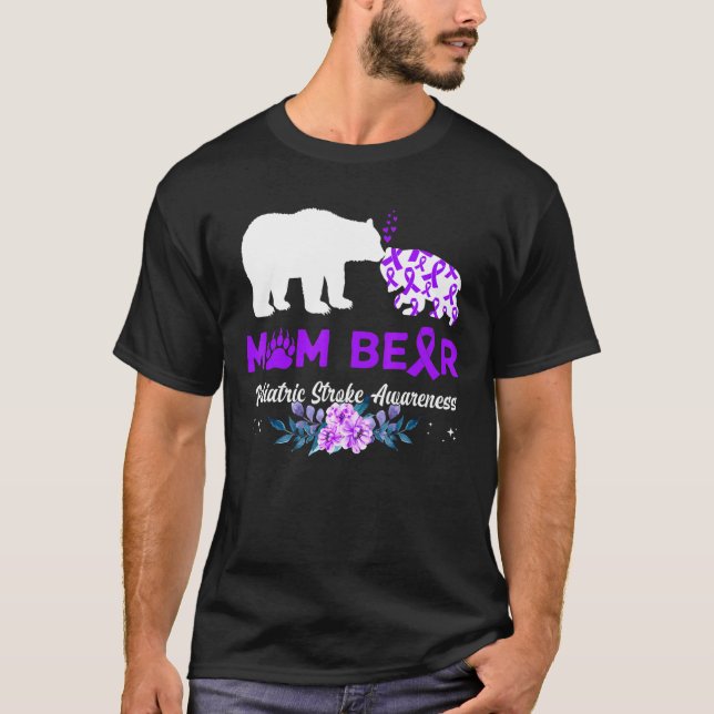 Lila av mamma Barn Barn Barn  T Shirt (Framsida)