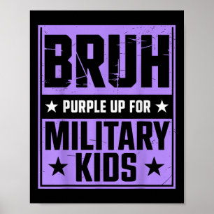 Lila av militära barn till militärbarn Mo Poster