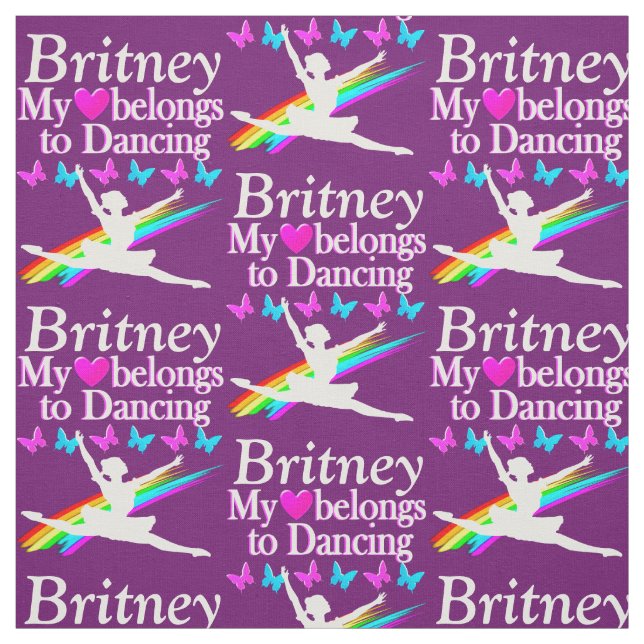 LILA AV MINA TILLHÖR TILL DANS ANPASSNINGSBAR FABR TYG (Provkarta)