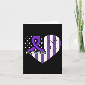 Lila av överdosering Ribbon Drug Addence 28 Kort