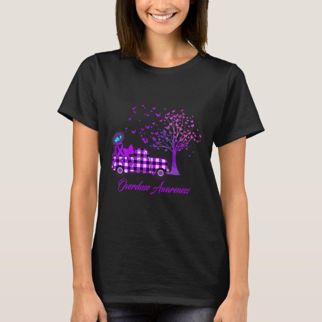 Lila av överdosering t shirt (Framsida)