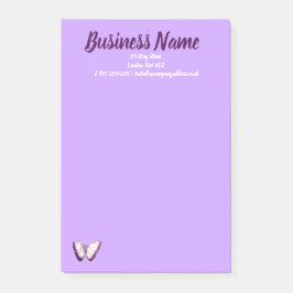 Lila av personlig för Business Marknadsföring-arti Post-it Block