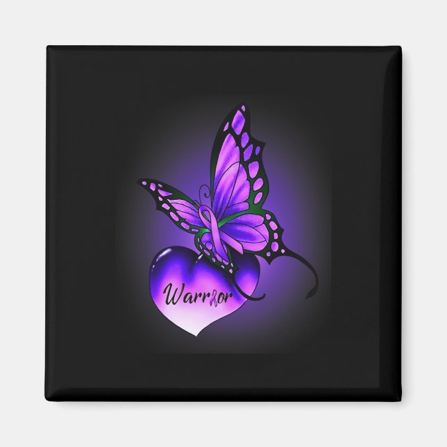 Lila av "Ribbon Butte" Magnet (Framsidan)