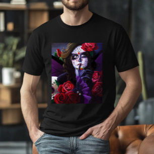 Lila av Röd ros T Shirt
