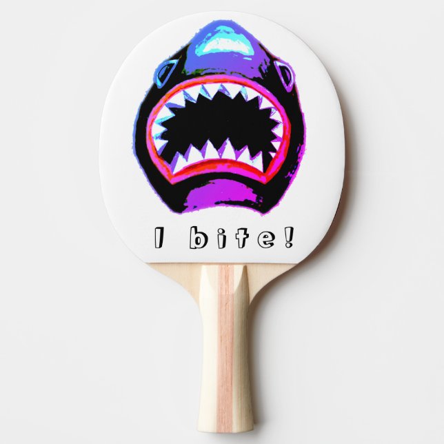 Lila av Rosa av havsytfärg Pingisracket (Framsidan)