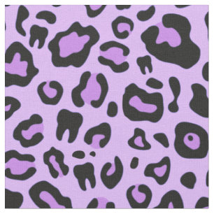 Lila av tandleopard tyg