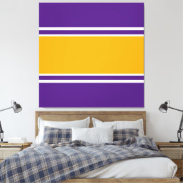 Lila av Tävla för Royal i Orange, Rand Canvastryck