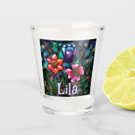 Lila av vimatisk Blommigt  blå Rosa Personlig