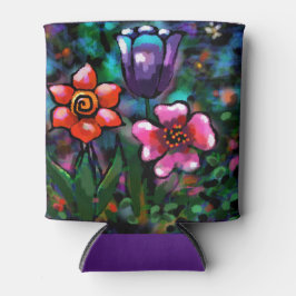 Lila av vitlök i Blommigt, blått Rosa Blommor