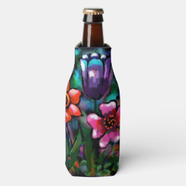 Lila av vitlök i Blommigt, blått Rosa Blommor