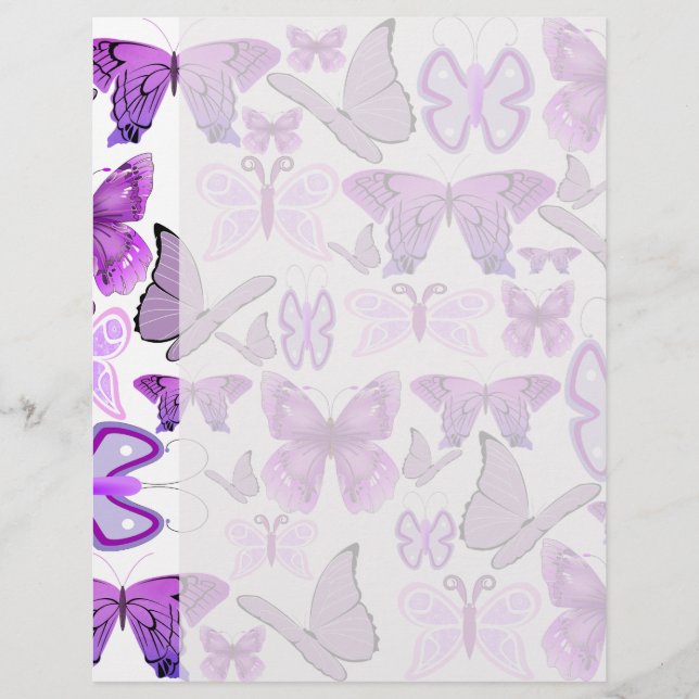 Lila Awareness Butterflies (Framsida)
