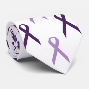 Lila Awareness Rosett band Mönster Alzheimers's Slips
