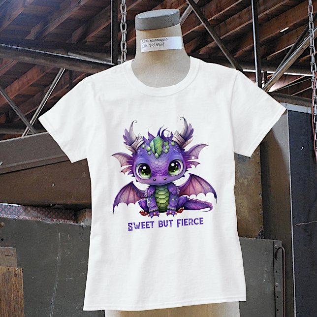 Lila Baby Dragon T Shirt (Skapare uppladdad)