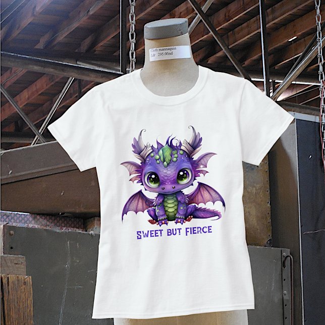 Lila Baby Dragon T Shirt (Skapare uppladdad)