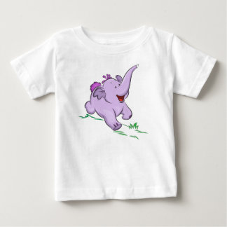 Lila Baby Elephant Kids Bodykosten och T-Shirt