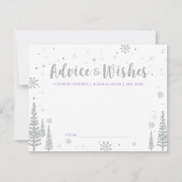 Lila Baby Shower Adapter för mamma, morsa Rådkort