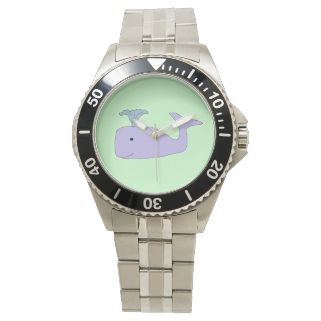 Lila Baby Whale watch Armbandsur (Framsida)