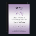 Lila Bachelorette Inbjudningar<br><div class="desc">Elegant lila inbjöd bachelorette-partiet med en söt lila-nedtonad övertoningsbakgrund och en lila gräns ram som innehåller din händelseinformation. Modern och modernt design som är lämplig för höns nätter. Elegant och snyggt är sofistikerat ram och en romantisk övertoningsbild. All text, teckensnitt och teckensnitt i färg är helt och hållet anpassade för...</div>