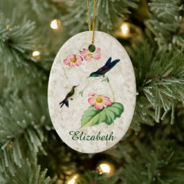 Lila Backed Thornbill Hummingbird Ornament