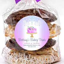 Lila Bakery Cake Glitter driver bakverk Dessert