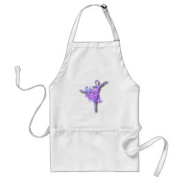 Lila Ballerina Apron Ballet Dancer Girl Förkläde