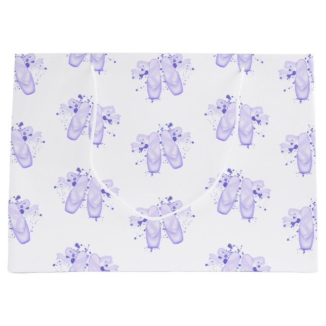 Lila Ballet Birthday Pointe Shoes (Framsidan)